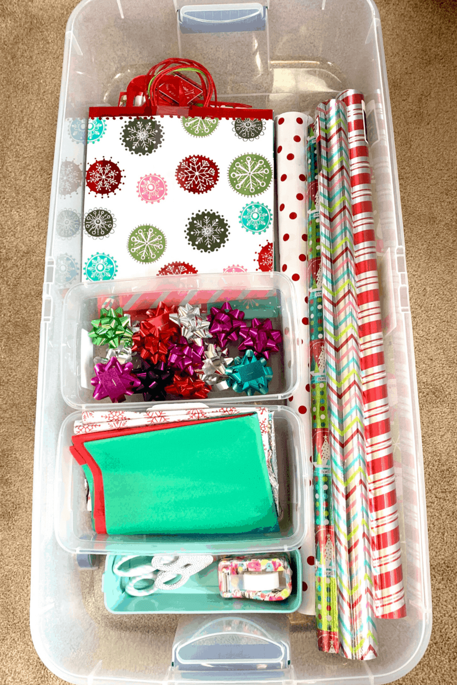 How to Organize Gift Wrap In a Closet  Gift wrap organization, Gift bag  organization, Wrapping paper organization