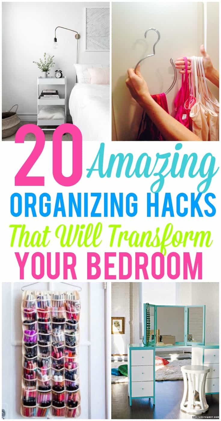 20 Amazing Organization Hacks That Will Transform Your Bedroom Obsessed