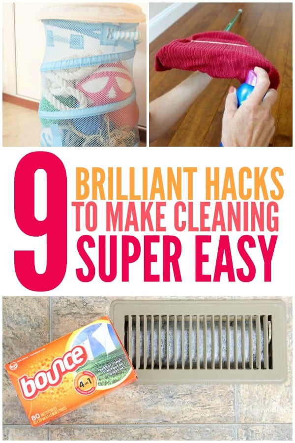 12 brilliant time-saving cleaning hacks