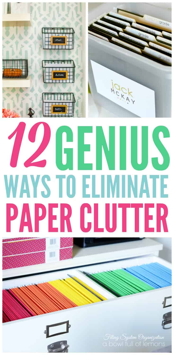 Clever Ideas for Conquering Schoolwork Paper Clutter