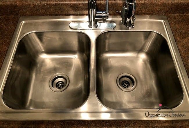 How To Clean Your Kitchen Sink Like A Pro Organization Obsessed