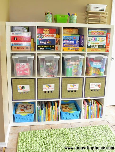 Playroom Organization