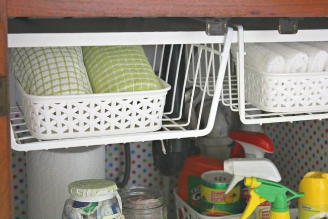 Under The Kitchen Sink Organization