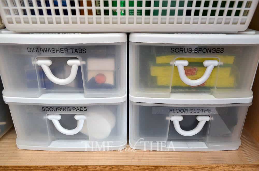 Under The Kitchen Sink Organization