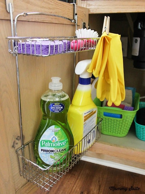 15 Genius Under The Kitchen Sink Organization Ideas - Organization Obsessed