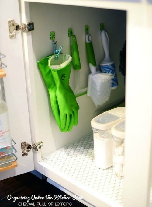 Under The Kitchen Sink Organization