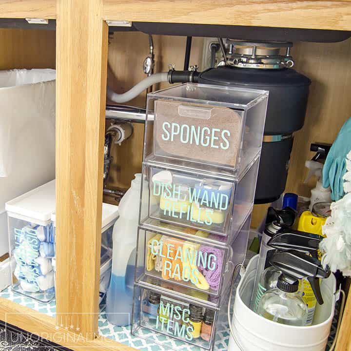 How to Organize Under Your Kitchen Sink