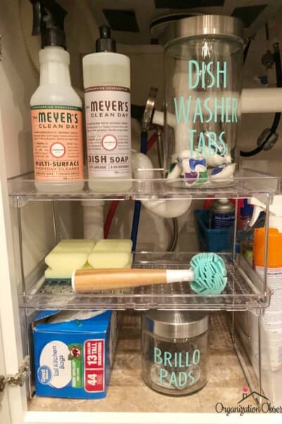 How To Organize Under The Kitchen Sink