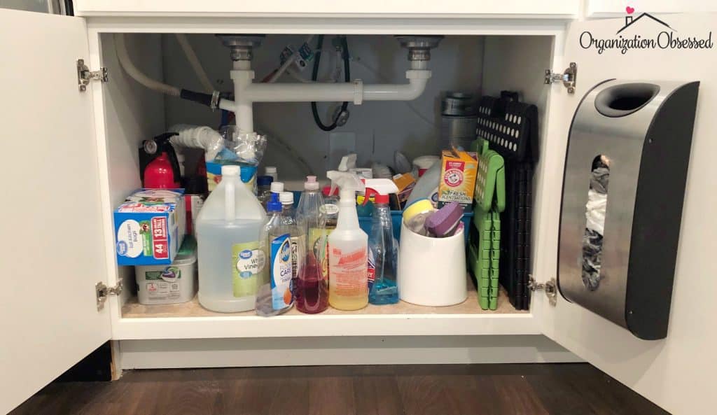 How To Organize Under The Kitchen Sink