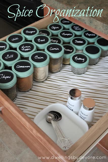 Mason Jar Organization