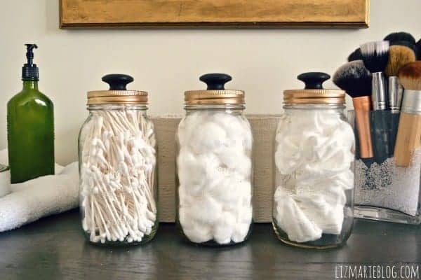 Mason Jar Organization