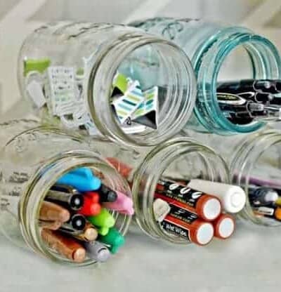 Mason Jar Organization