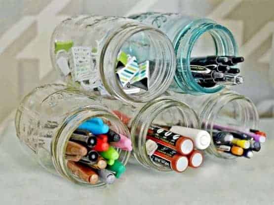 Mason Jar Organization