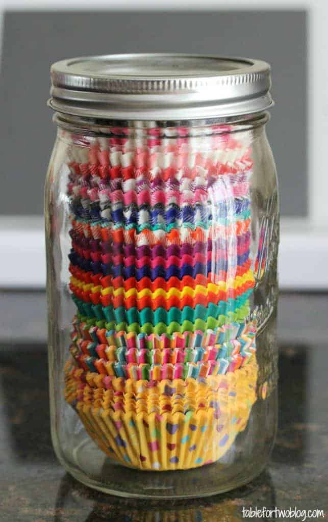 Mason Jar Organization