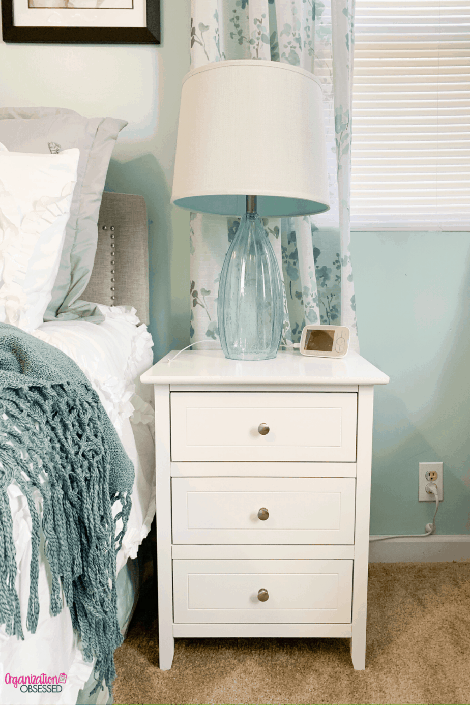 How to Easily Hide Bedside Cords Organization Obsessed
