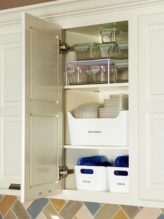 Organizing Food Storage Containers