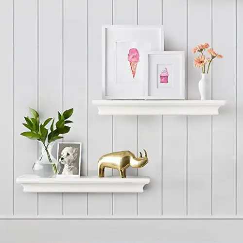 AHDECOR White Floating Shelves