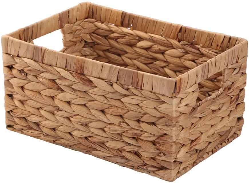 KINGWILLOW Basket Box Woven Natural