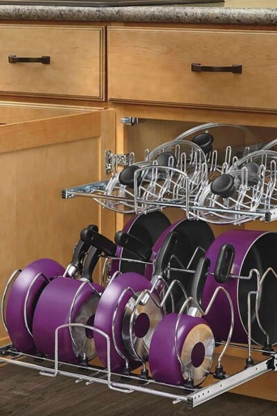 11 Genius Ways To Organize Pots & Pans