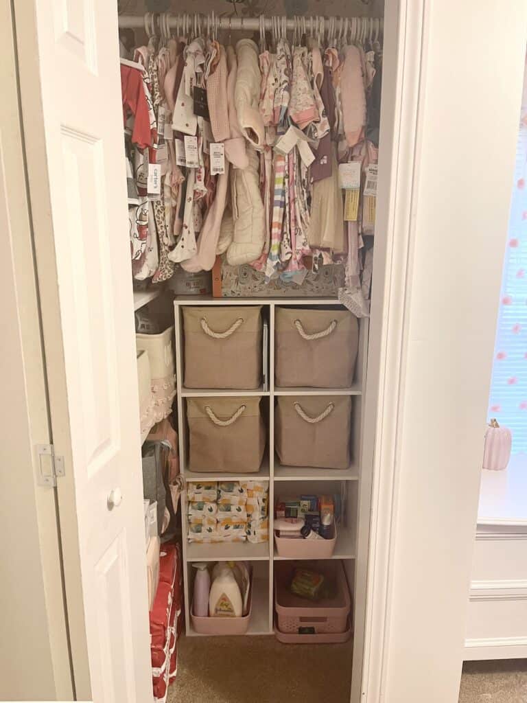 Baby Storage Ideas for Small Spaces   Organization Obsessed