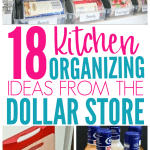 Kitchen Organizing Ideas From The Dollar Store