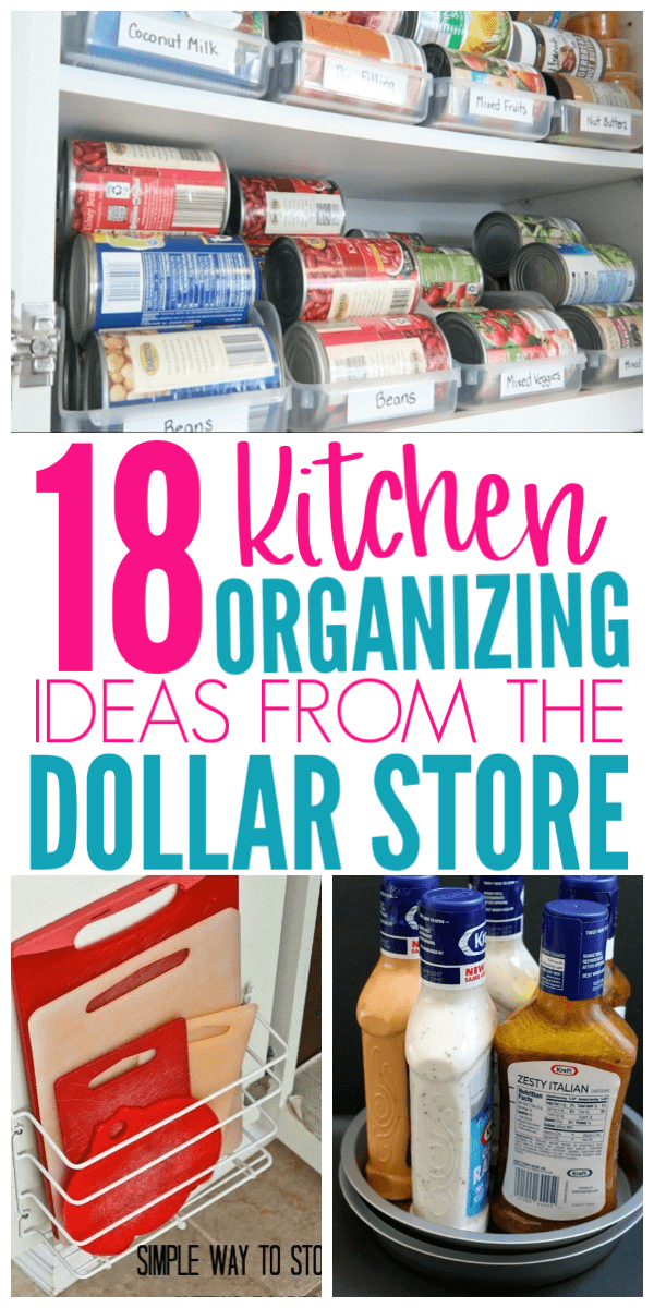 18 Genius Kitchen Organizing Ideas From The Dollar Store ...