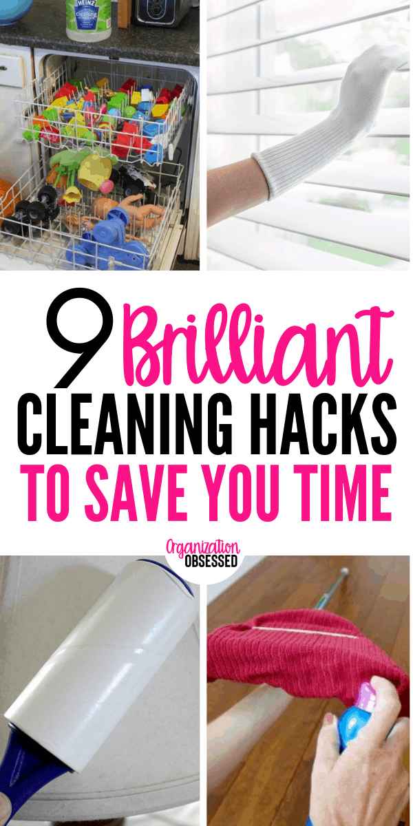 9 Cleaning Hacks That Will Save You Tons Of Time Organization Obsessed