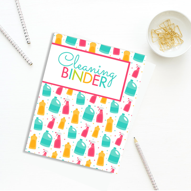 Cleaning Binder Printable Planner