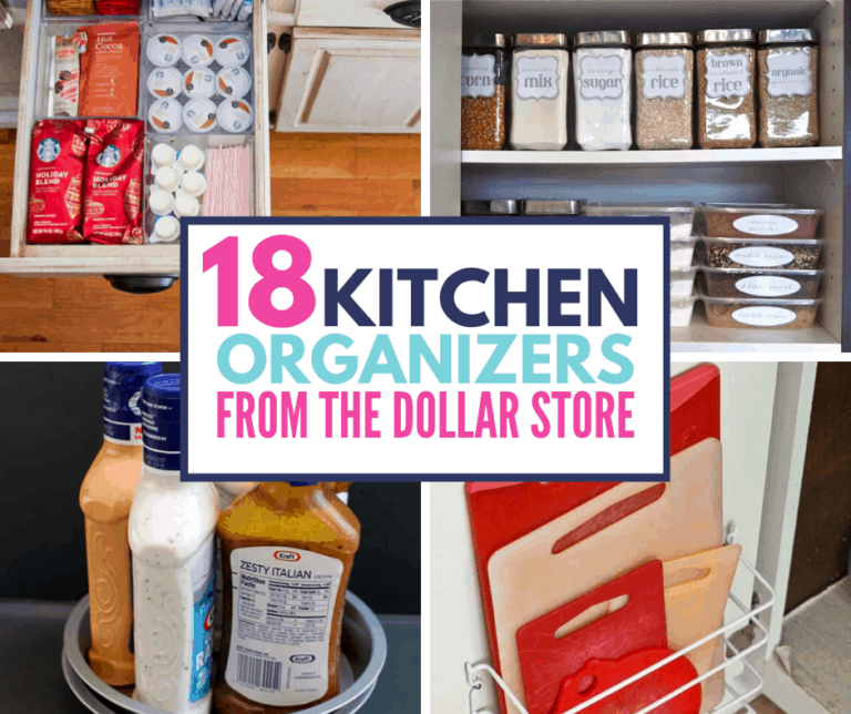 18 Genius Kitchen Organizing Ideas From The Dollar Store Organization