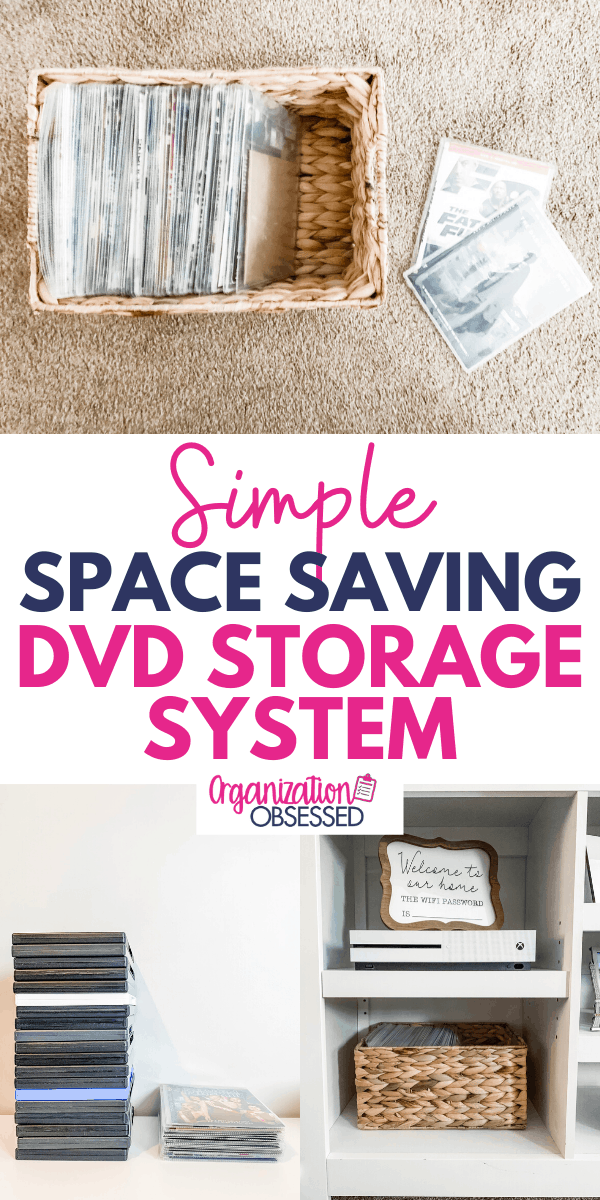 DVD Storage Idea for a Clutter Free Entertainment Center - Organization ...