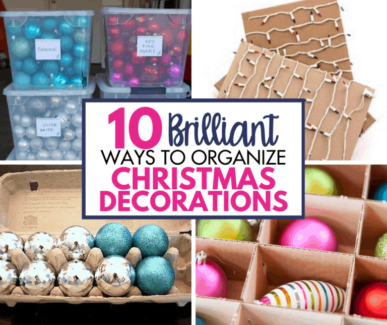 Organizing Christmas Decorations 