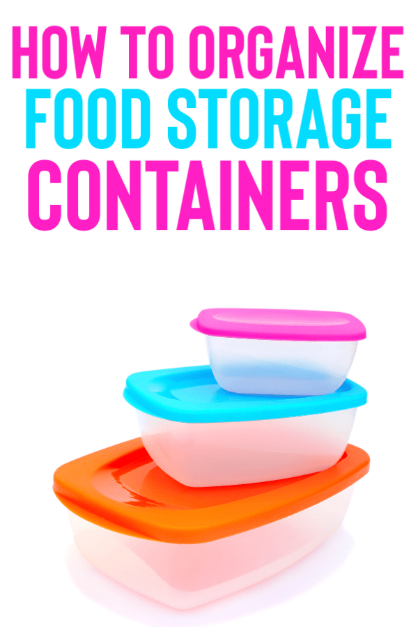 Food Storage Container Organization