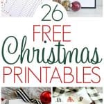 26 Free Christmas Printables