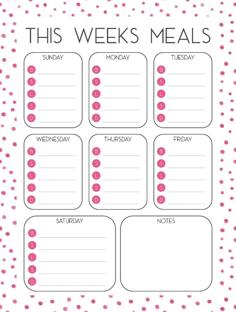 HAPPY PLANNER MEAL PLANNER_Page_1 Organization Obsessed