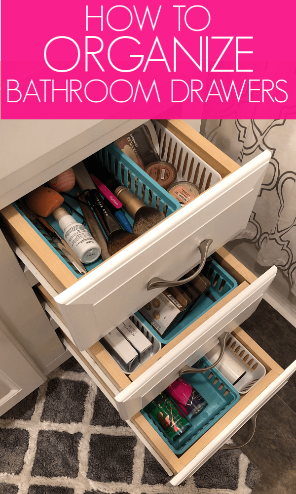 Bathroom Drawer Organize on a Budget: Dollar Store Products for the Win!