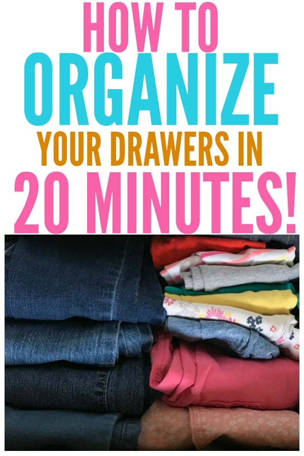 How To Organize Drawers in 20 Minutes