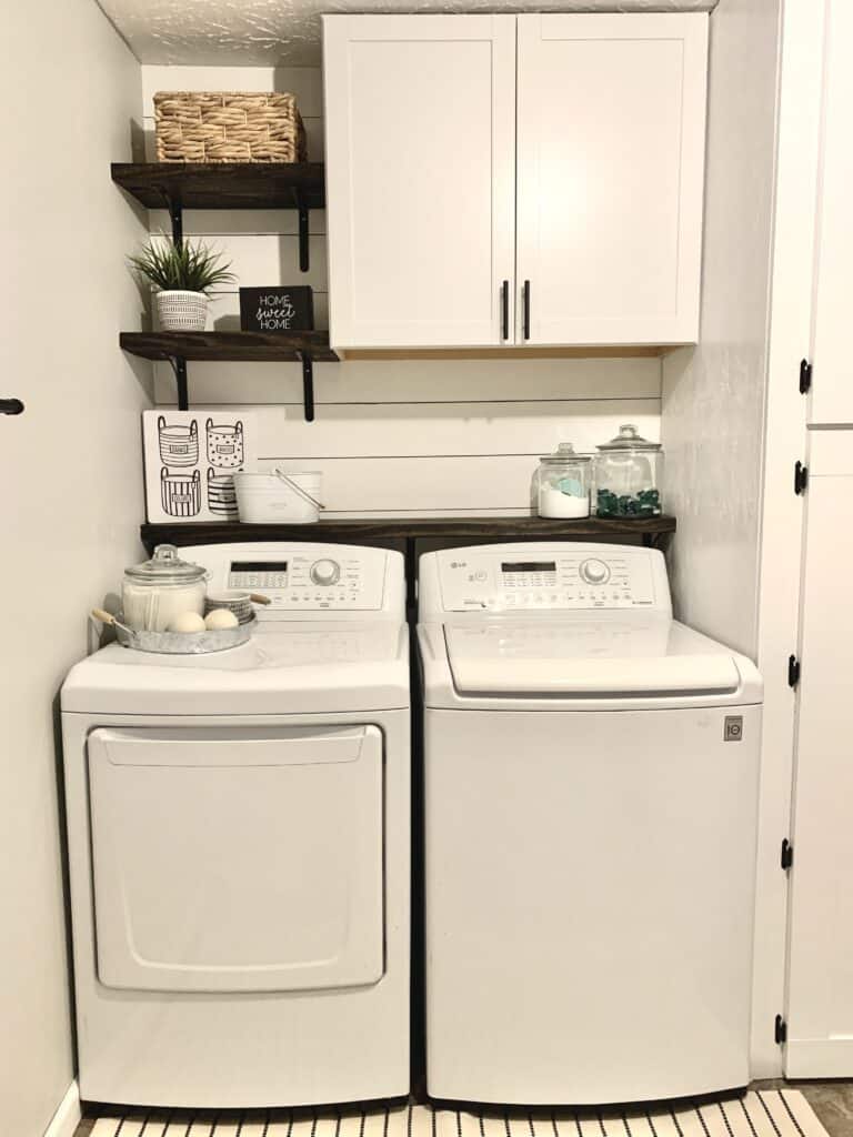 Our Farmhouse Laundry Room Remodel - Organization Obsessed