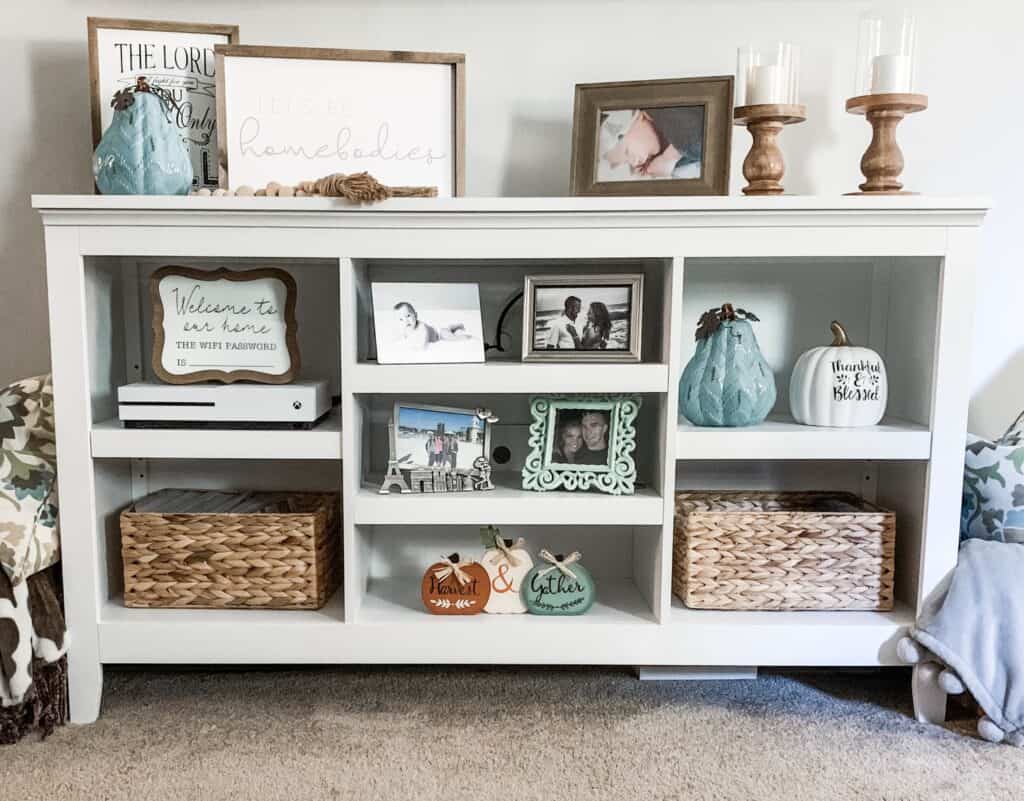 Entertainment Center with DVD storage ideas. 