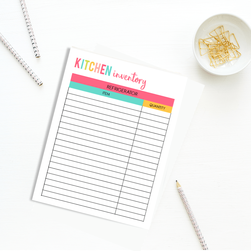 Meal Planning Printable Binder