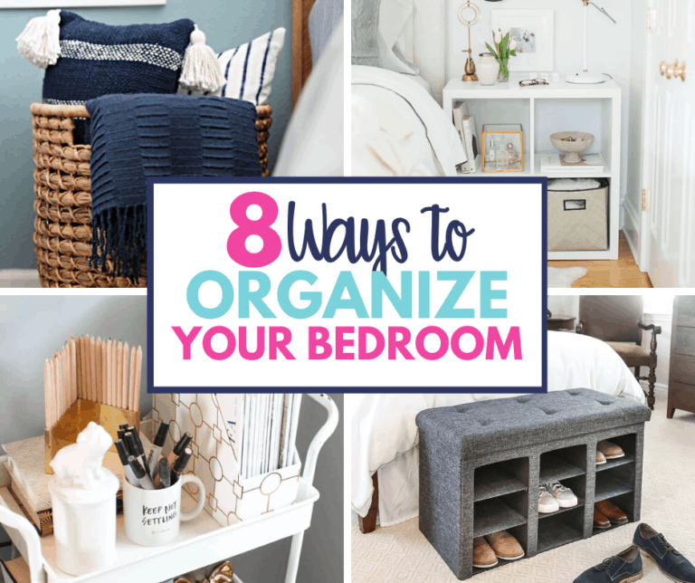 8 Ways To Simplify & Organize Your Master Bedroom Organization Obsessed