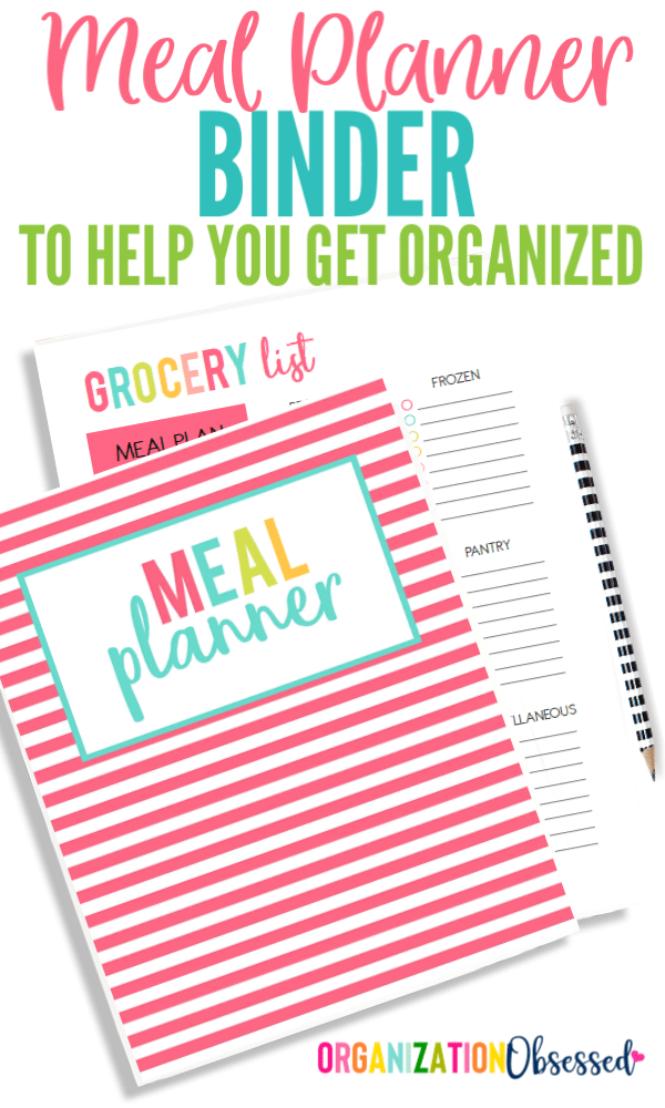 Meal Planning Printable Binder