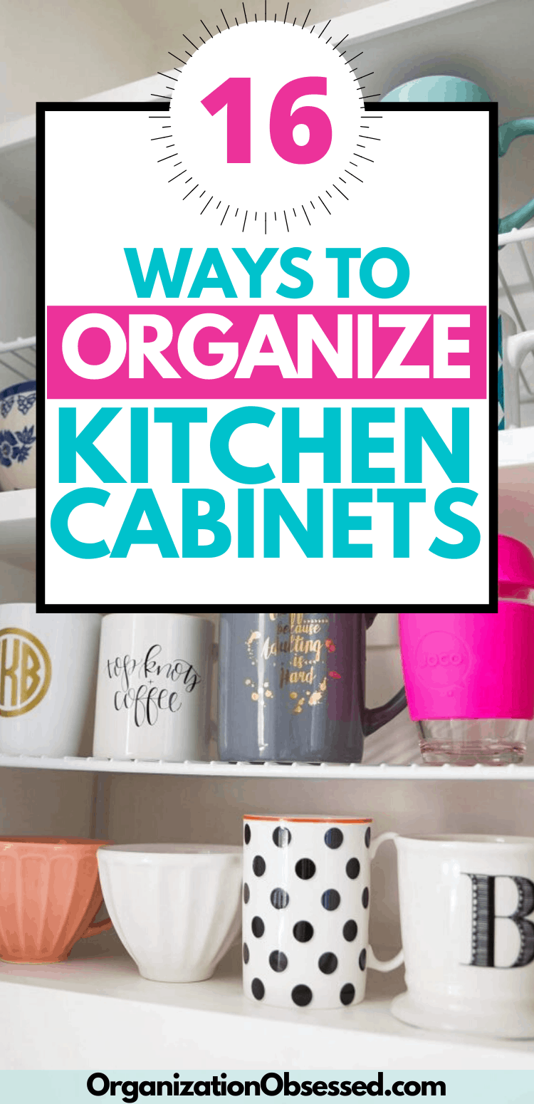 16 Genius Ways To Organize Kitchen Organization Obsessed