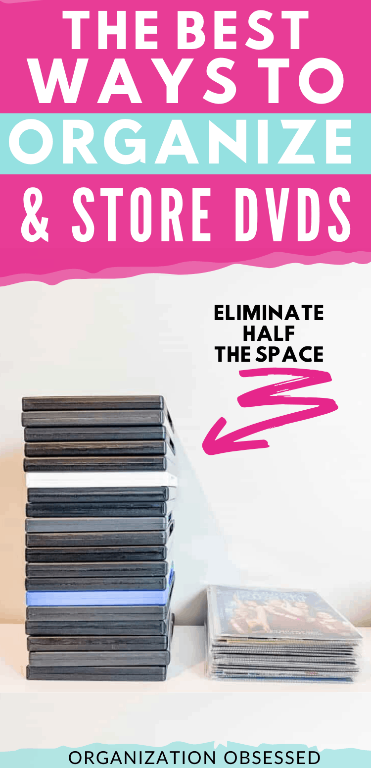 DVD Storage Idea for a Clutter Free Entertainment Center - Organization ...