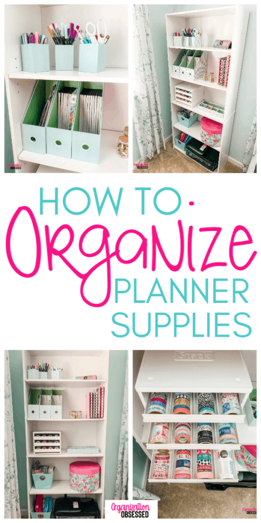 How To Organize Planner Supplies - Domestically Creative