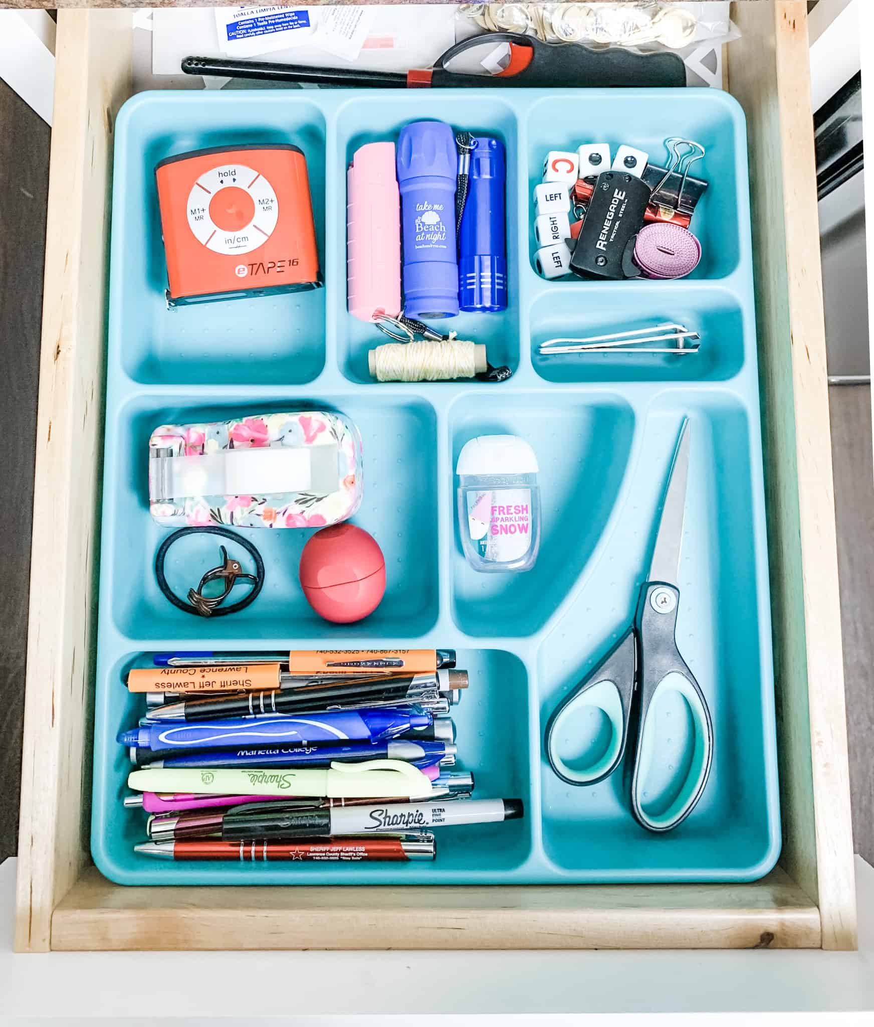 Junk drawer organizing ideas