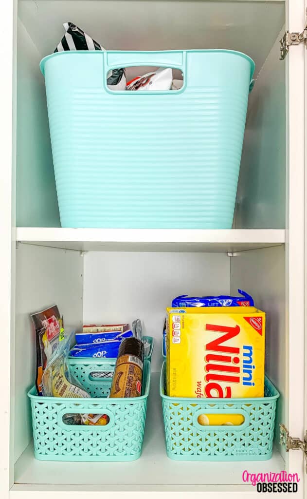 Organizing a Small Pantry Cabinet - Organization Obsessed