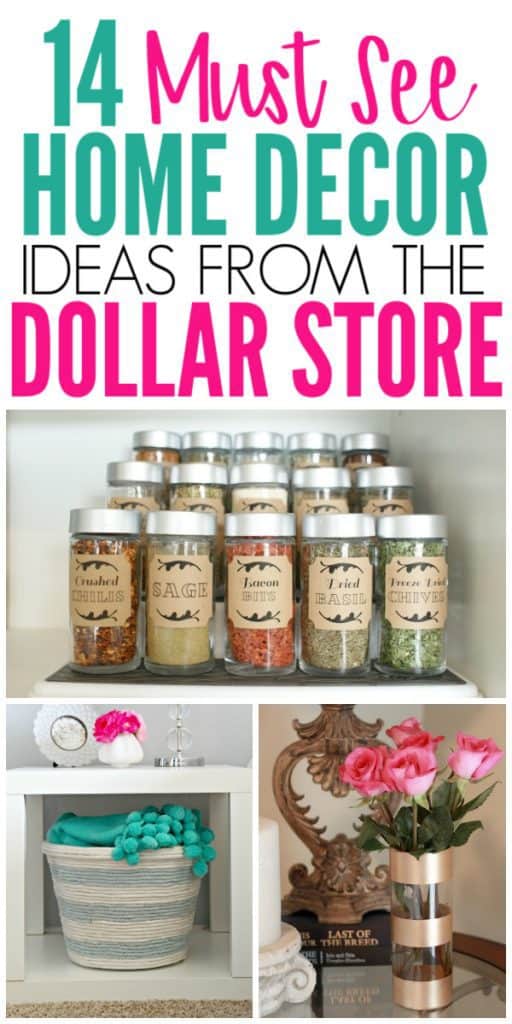 Home Decor Ideas From The Dollar Store