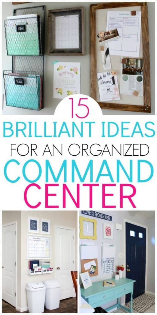 15 Command Center Ideas To Organize Your Family