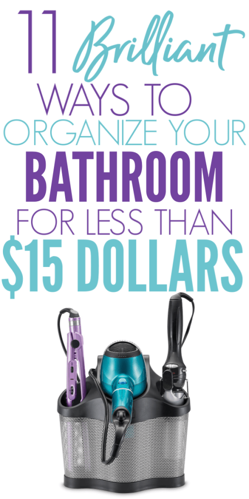 11 Bathroom Organizers For Less Than $15 Dollars