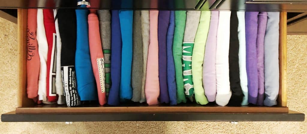 How to organize dresser drawers